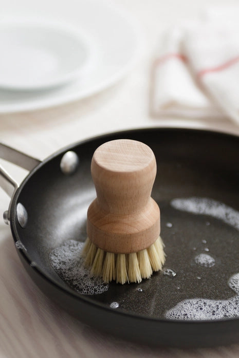 Small Natural Dish Brush with Fiber Bristles - Heartfelt Gift Box