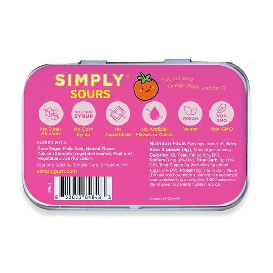 Simply Sours - Fruit Punch 1.8oz - Heartfelt Gift Box