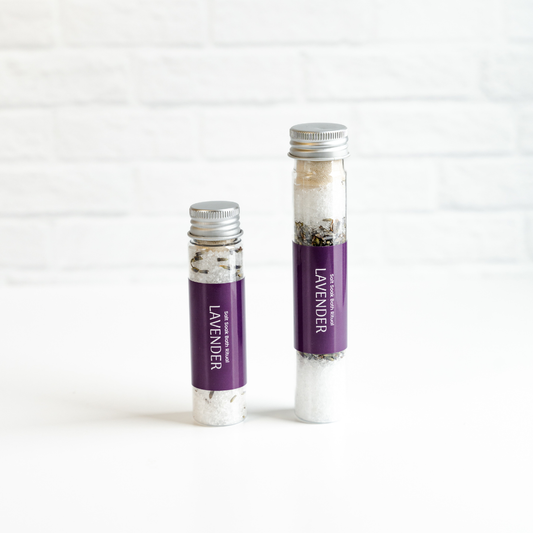 Botanical Bath Salt Tube | Lavender - Heartfelt Gift Box