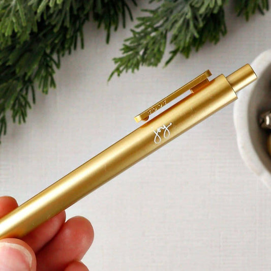 Gold Jotter Pen | Joy - Heartfelt Gift Box