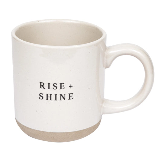 Rise + Shine Stoneware Mug - Heartfelt Gift Box