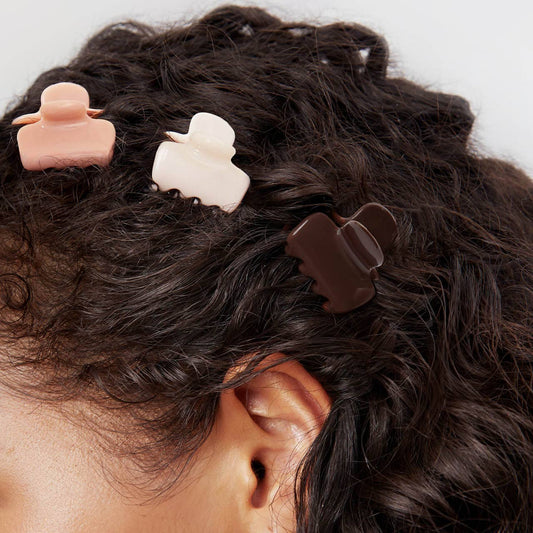 Mini Cloud Claw Clips Set | Rosewood