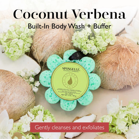 Wild Flower Body Scrubber | Coconut Verbena