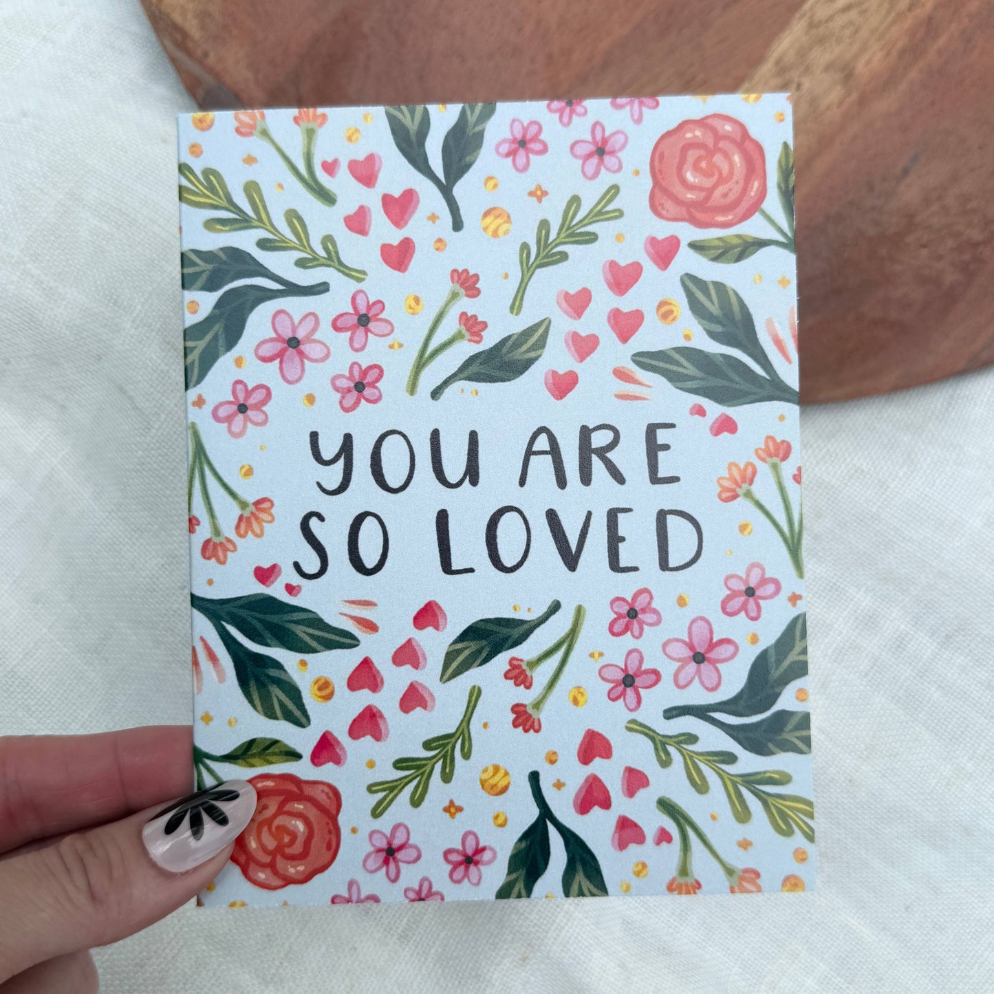 You Are So Loved Greeting Card - Heartfelt Gift Box