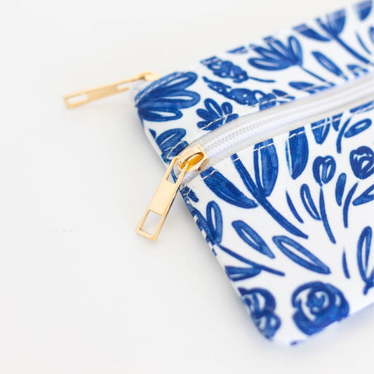 Porcelain Floral Pencil Pouch - Heartfelt Gift Box