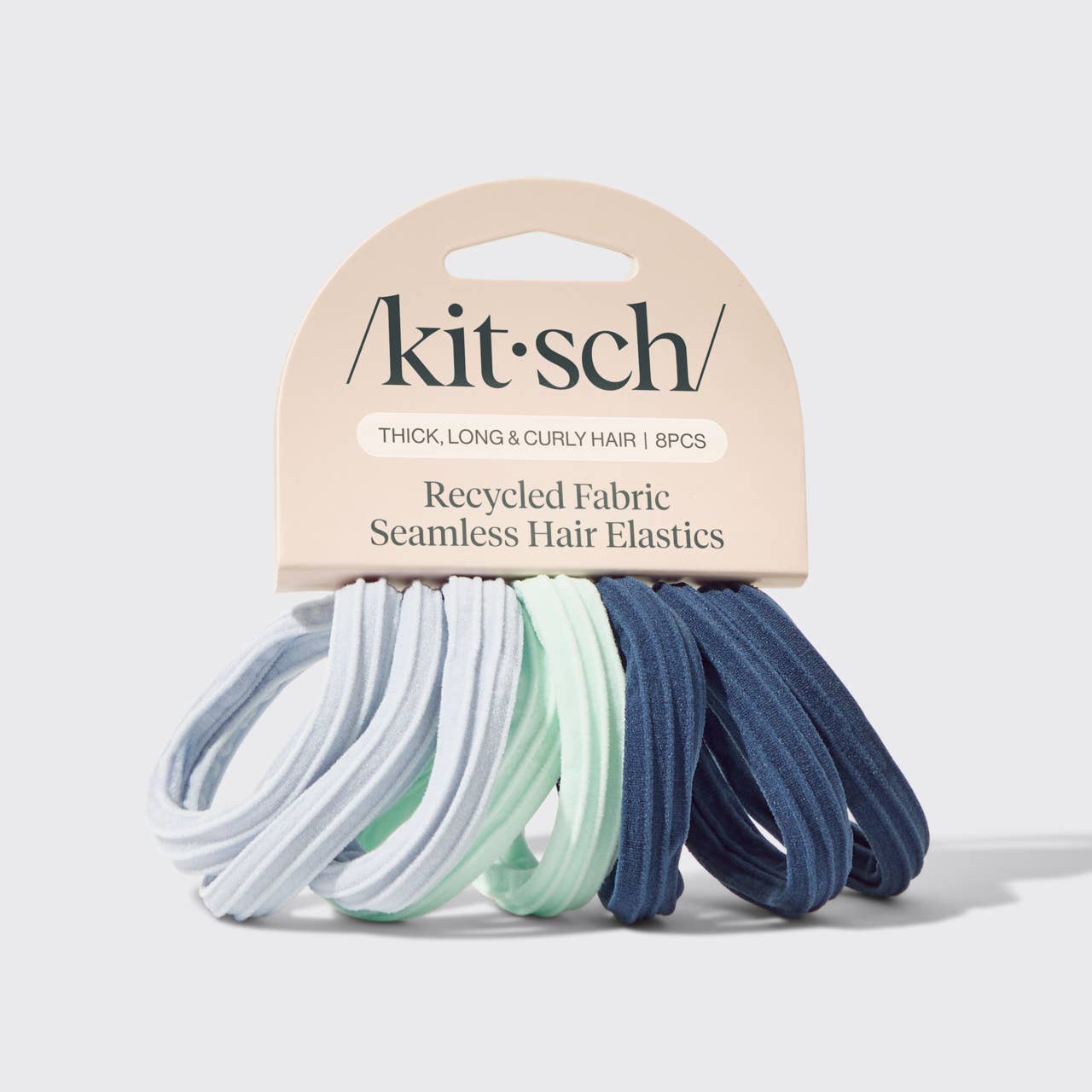 Recycled Seamless Hair Elastics 8pc Set- Garden Bouquet - Heartfelt Gift Box