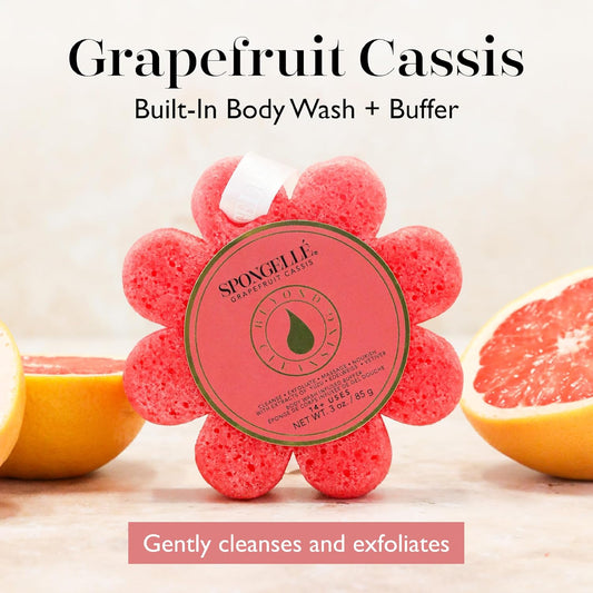 Wild Flower Body Scrubber | Grapefruit Cassis