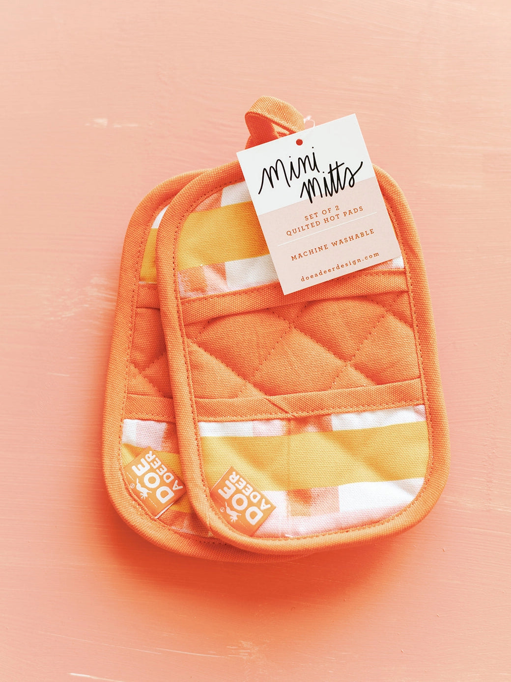 Summer Plaid Mini Oven Mitts