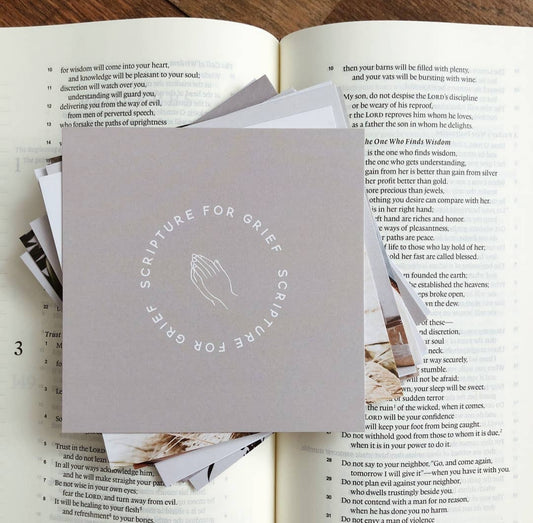Scripture for Grief Verse Card Set - Heartfelt Gift Box