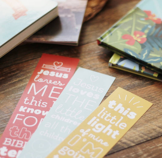 Sing Along Bookmarks for Kids, Set of 3 - Heartfelt Gift Box