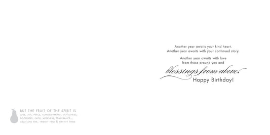 Another Year Awaits Greeting Card - Heartfelt Gift Box