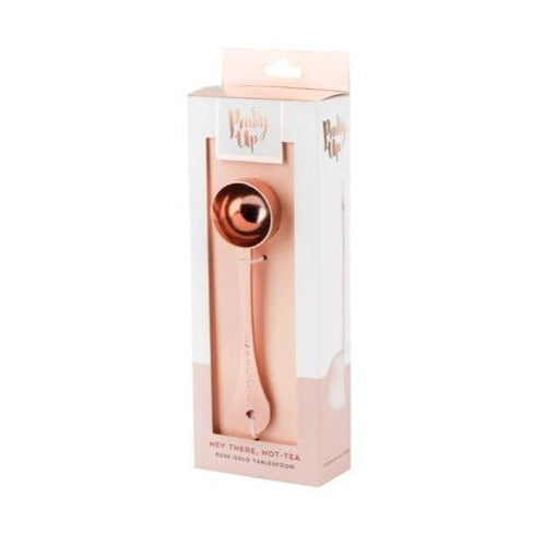 Hey There, Hot-Tea Tablespoon | Rose Gold - Heartfelt Gift Box