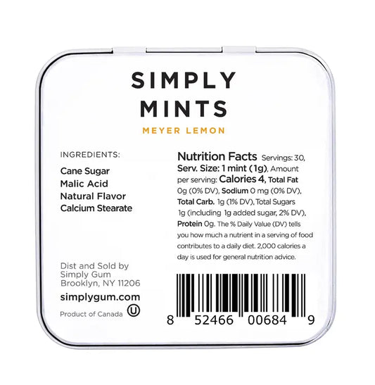 Simply Mints, Meyer Lemon - Heartfelt Gift Box