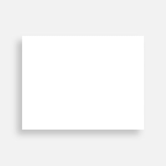 Neutral Leaves Postcard, Flat Blank - Heartfelt Gift Box