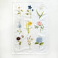 Garden flowers cotton flour sack tea towel - Heartfelt Gift Box