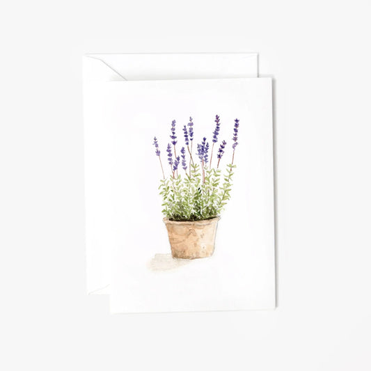 Lavender Notecard - Heartfelt Gift Box