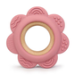 Silicone & Beechwood Baby Teether | Blush Flower