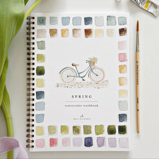 Spring watercolor workbook - Heartfelt Gift Box