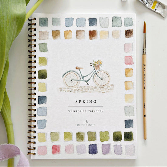 Spring watercolor workbook - Heartfelt Gift Box