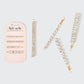 Rhinestone Bobby Pins Set | Gold