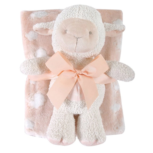 Blanket & Lamb Set | Pink