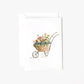 Wheelbarrow mini enclosure notecard - Heartfelt Gift Box
