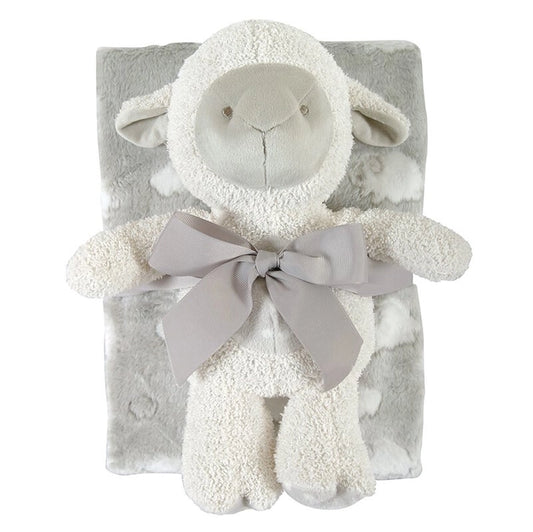 Blanket & Lamb Set | Gray