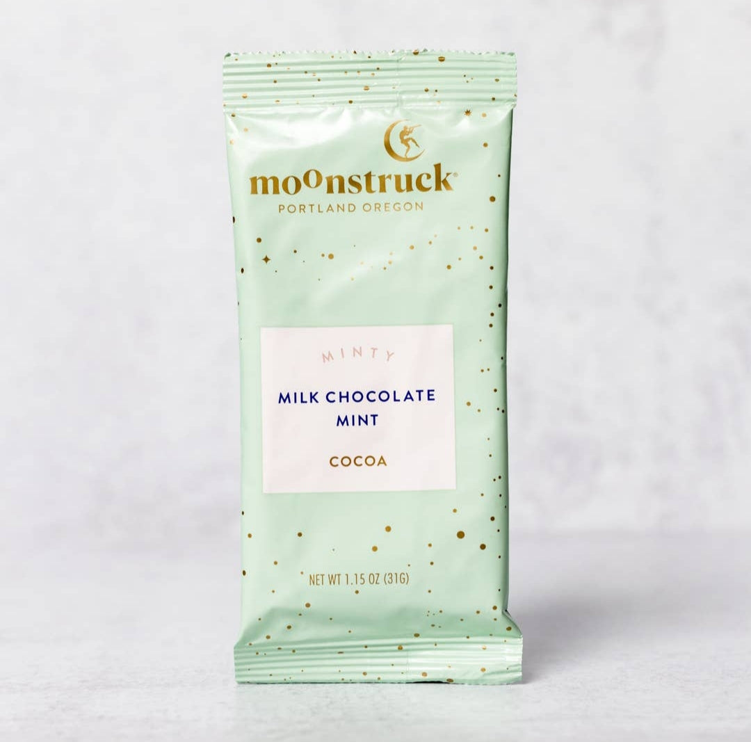 Minty: Mint Milk Chocolate Hot Cocoa Single Serving Pouch