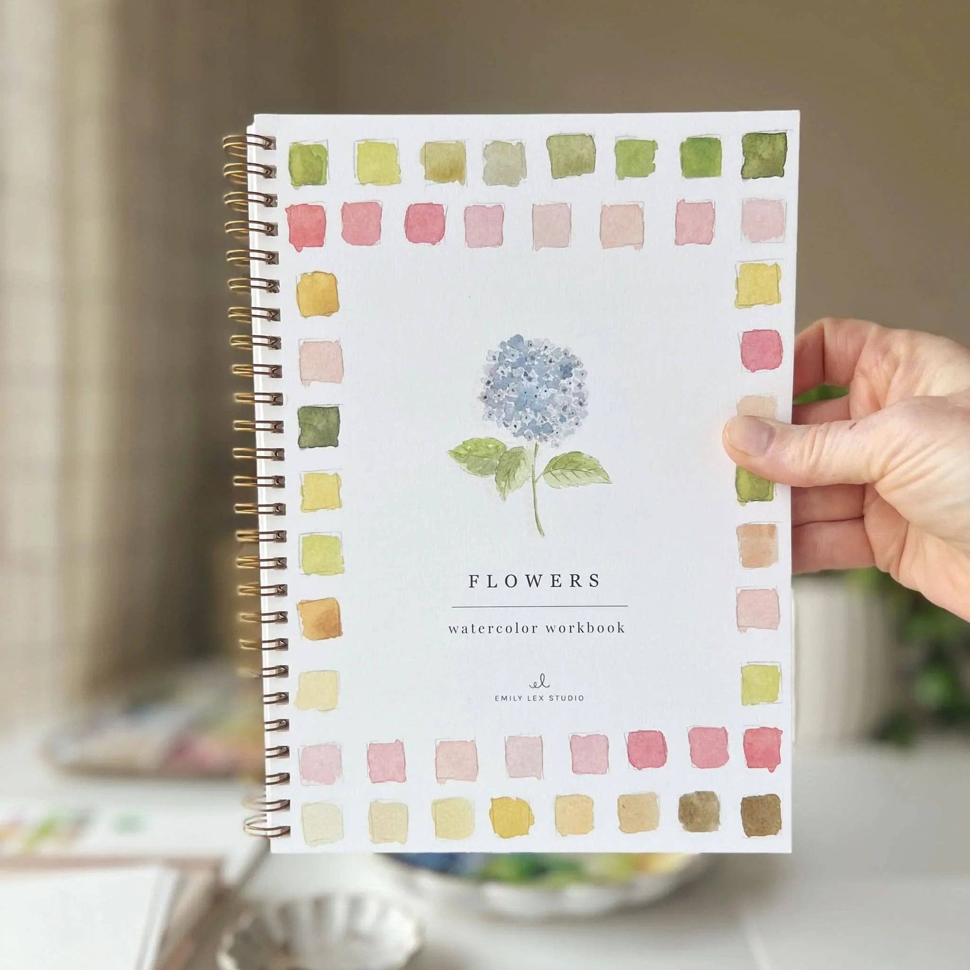 Flowers watercolor workbook - Heartfelt Gift Box