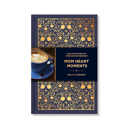 Mom Heart Moments | Daily Devotional Book for Lifegiving Motherhood, Hardcover - Heartfelt Gift Box