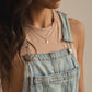 Rest in Him Mini Tag Necklace