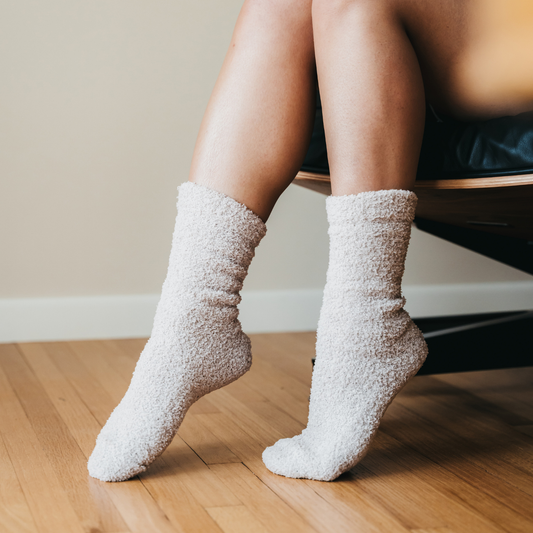 Cozy Cloud Socks | Ivory