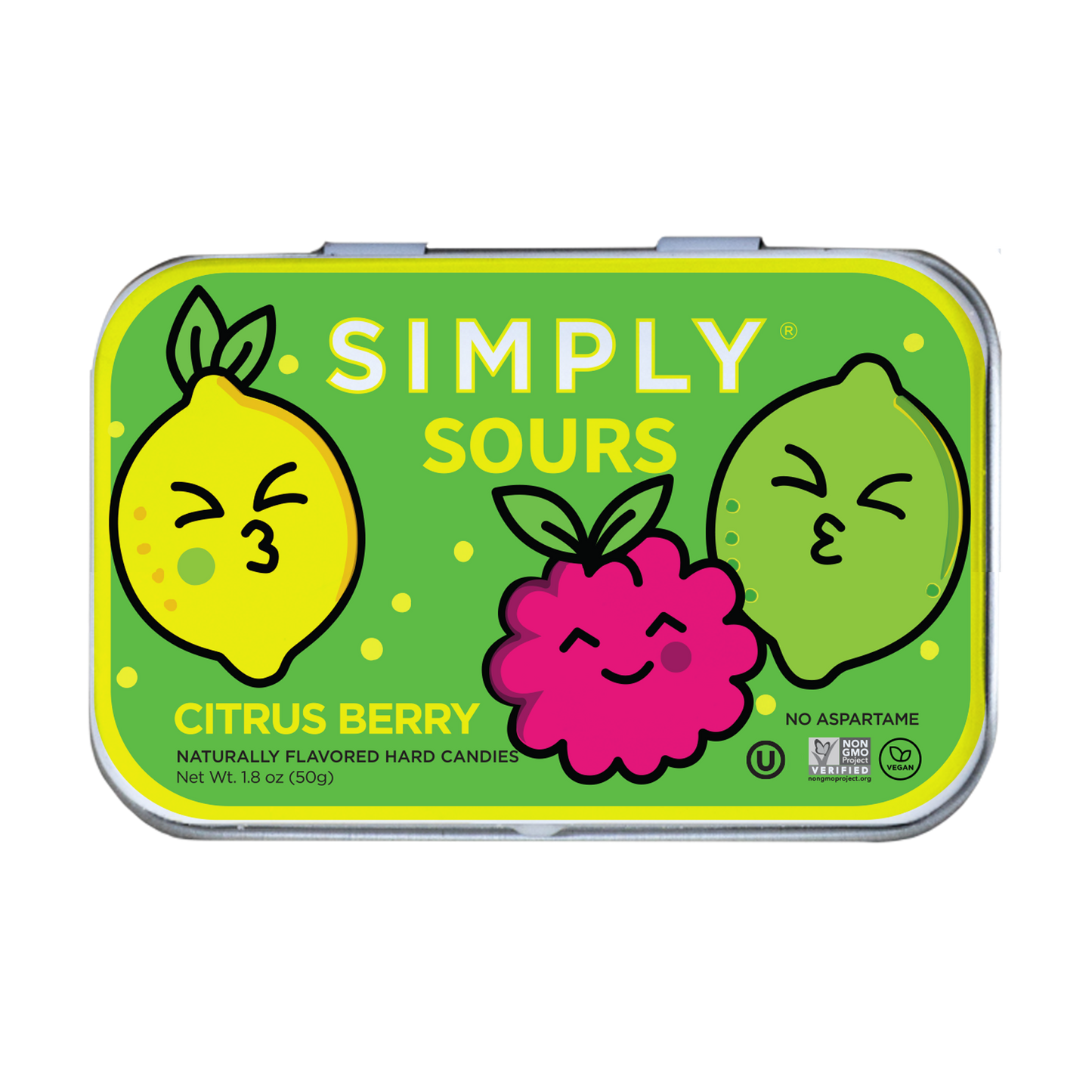 Simply Sours - Citrus Berry 1.8oz - Heartfelt Gift Box