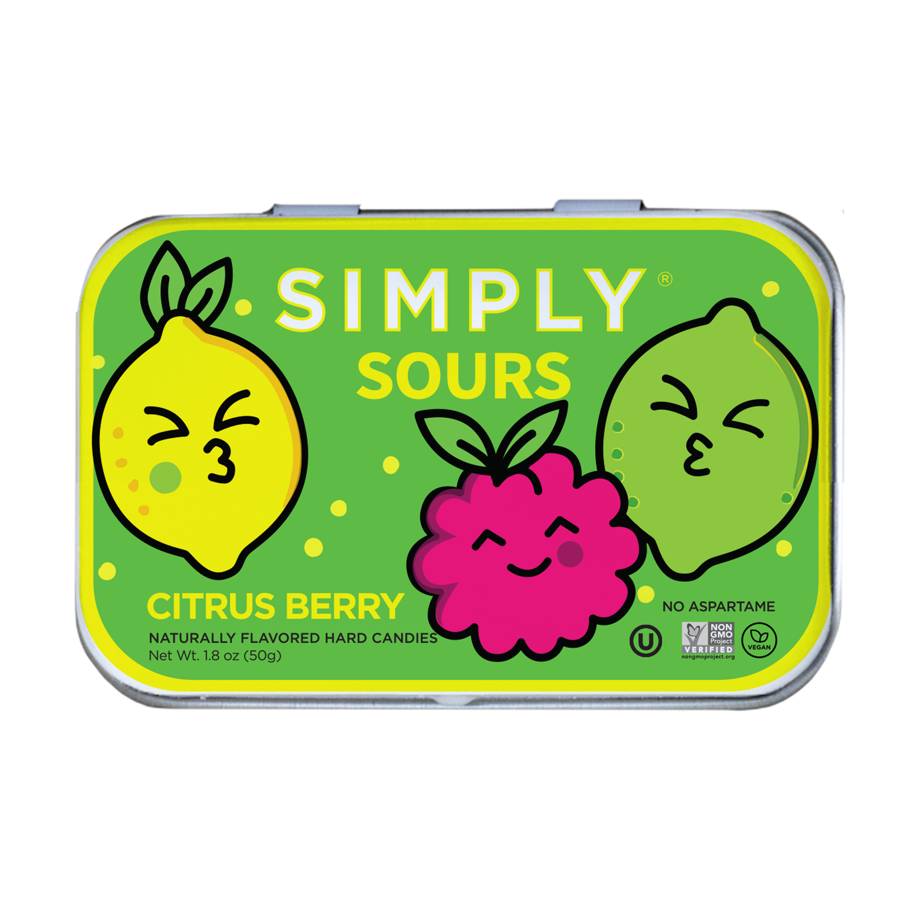 Simply Sours - Citrus Berry 1.8oz - Heartfelt Gift Box