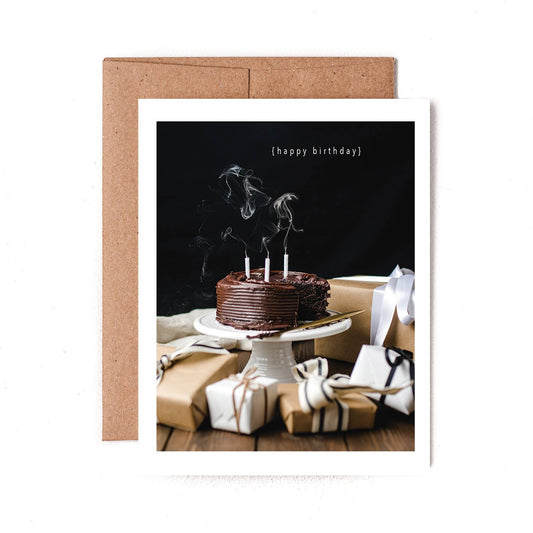 Candles Greeting Card - Heartfelt Gift Box