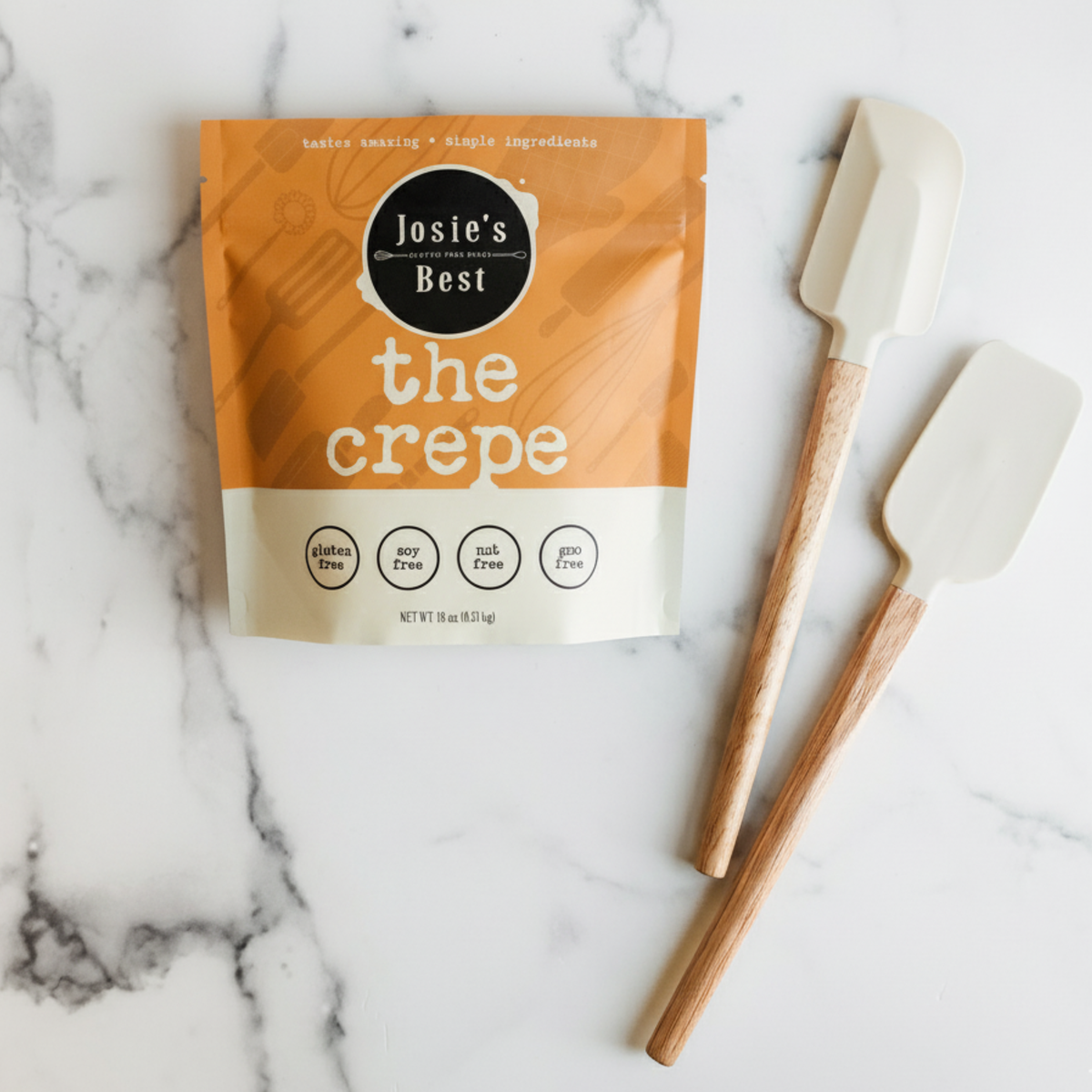 Silicone Kitchen Spatulas | Ivory - Heartfelt Gift Box