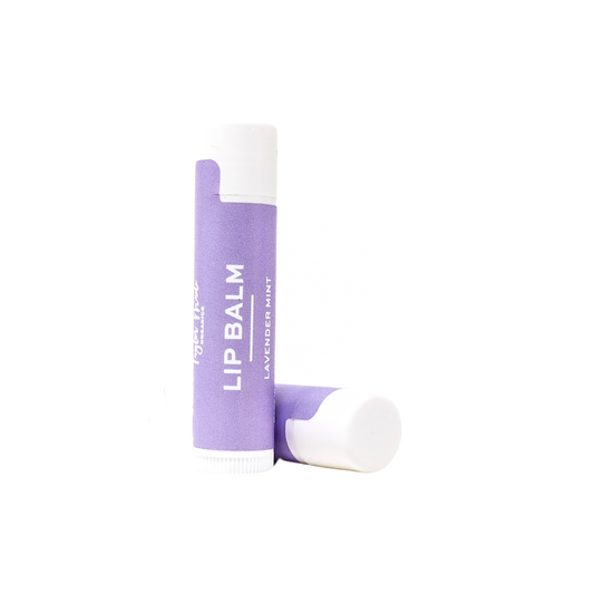 Lip Balm – Shea Butter, Coconut Oil & Beeswax Moisturizing: Lavender Mint - Heartfelt Gift Box