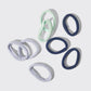 Recycled Seamless Hair Elastics 8pc Set- Garden Bouquet - Heartfelt Gift Box