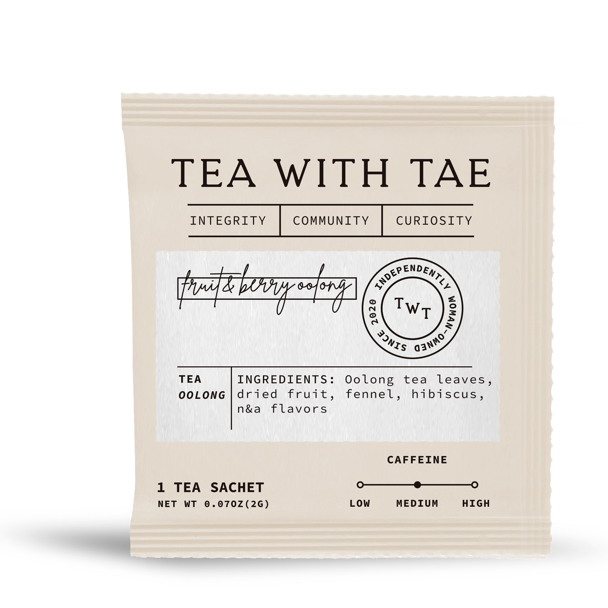Fruit & Berry Oolong Tea | One Sachet - Heartfelt Gift Box