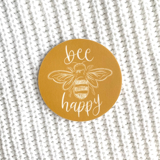 Bee Happy Sticker