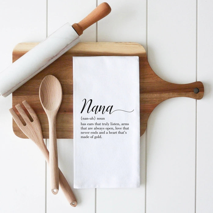 Nana Tea Towel | Natural, Cotton Linen Blend