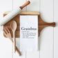 Grandma Tea Towel | Natural, Cotton Linen Blend