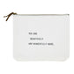 Canvas Pouch | Wonderfully Made