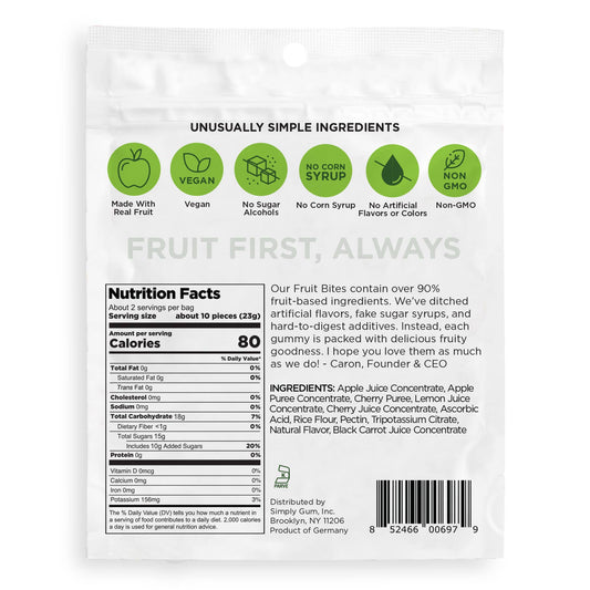 Fruit Bites | Sour Cherry & Apple, 1.8 oz Bags