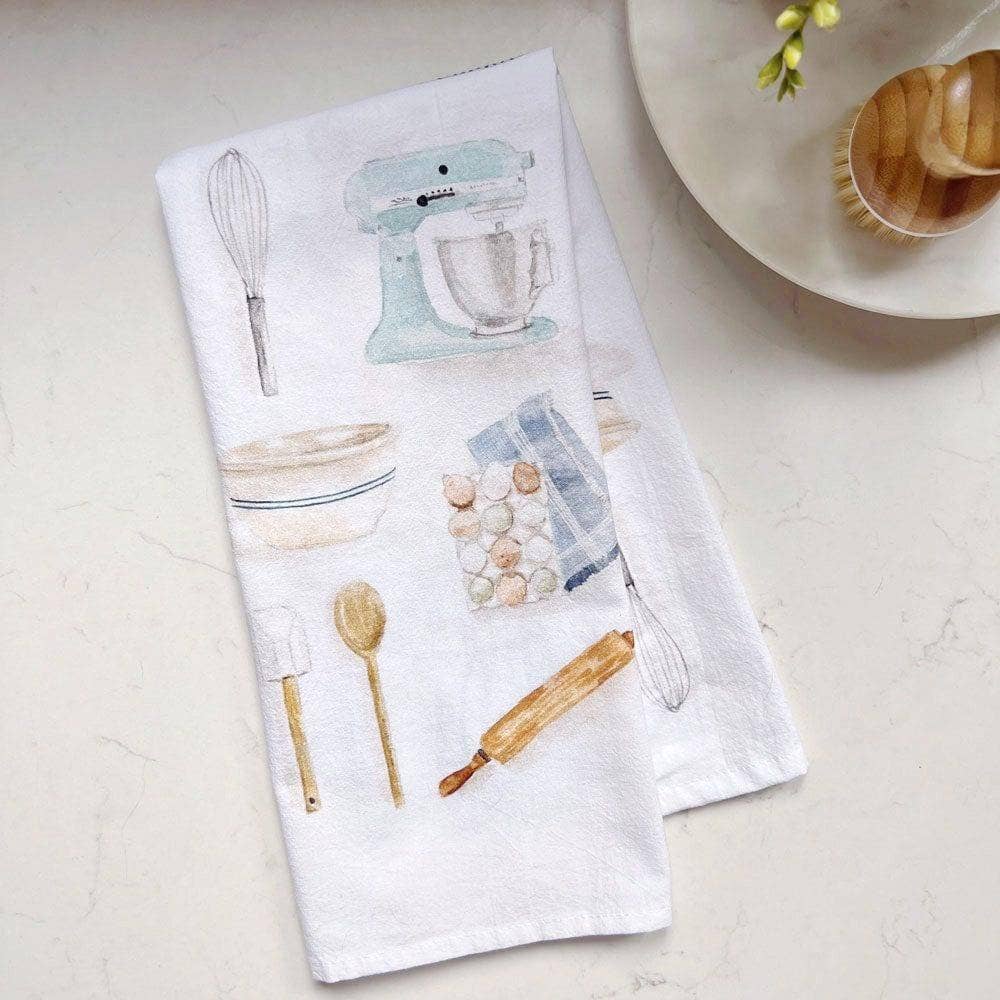 Baking cotton flour sack tea towel - Heartfelt Gift Box