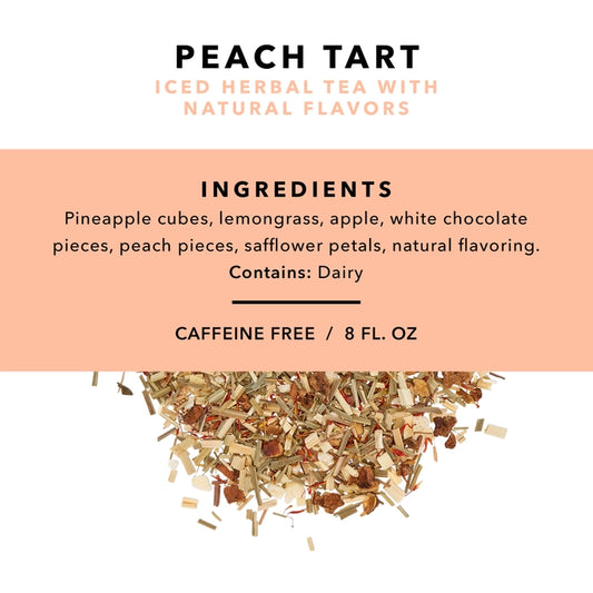 Peach Crisp Loose Leaf Hot or Iced Tea Tin