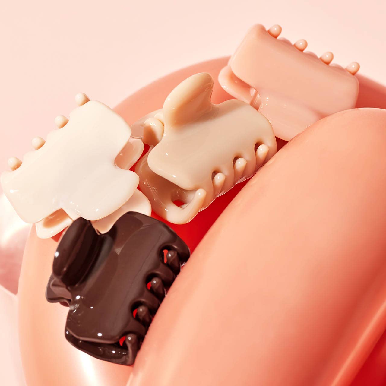 Mini Cloud Claw Clips Set | Rosewood