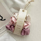 Satin Silk Scrunchies | Set of 3, Pink