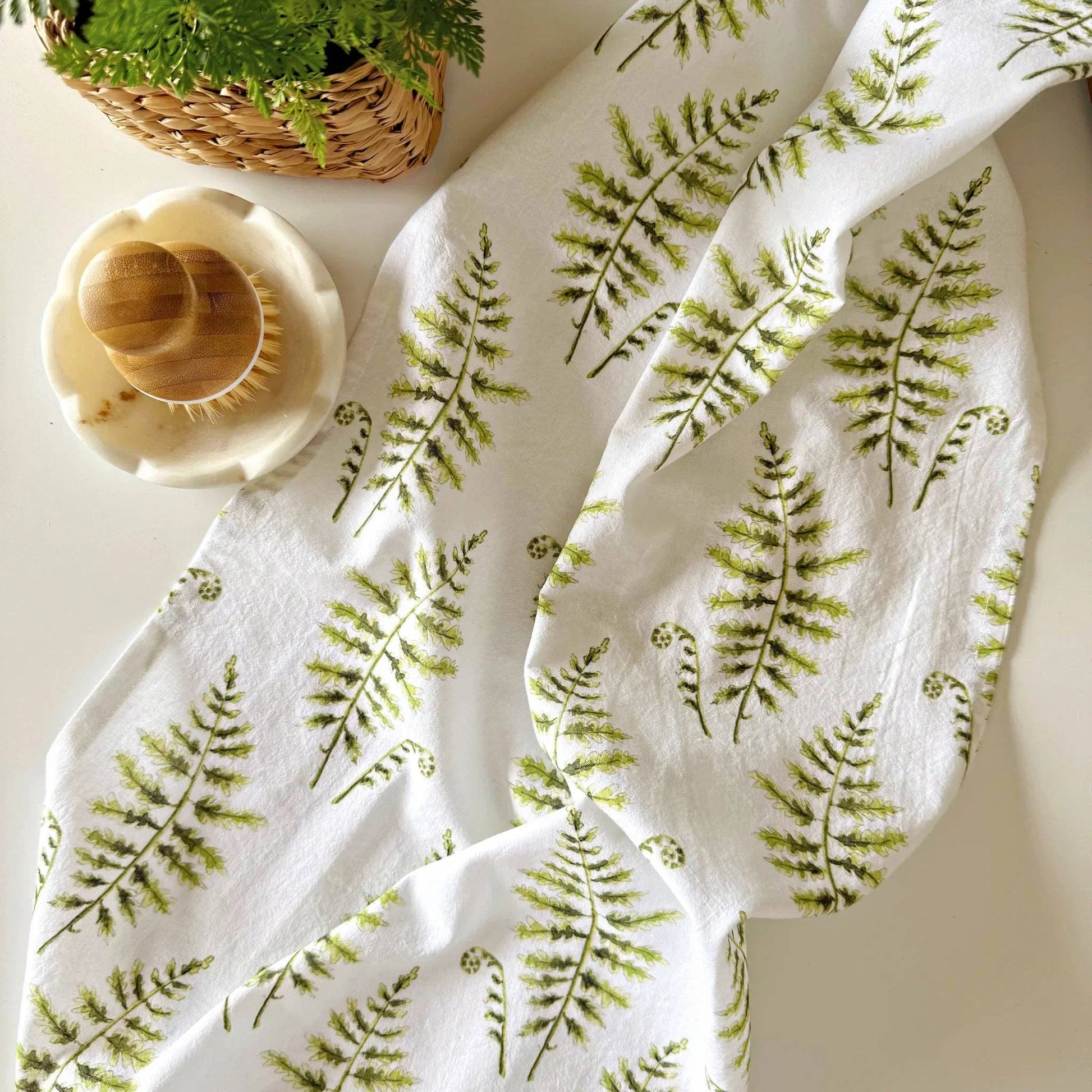 Fern cotton flour sack tea towel - Heartfelt Gift Box