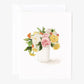 Hobnail bouquet notecard - Heartfelt Gift Box